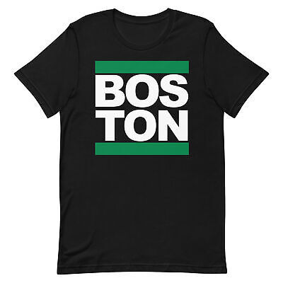 BOSTON CELTICS Run Style T-SHIRT Jayson Tatum Jaylen Brown Larry Bird Basketball
