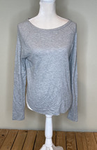 abound NWOT women’s waffle knit pullover shirt size S grey J10 - £6.87 GBP