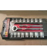 Ultra Tough 18-Piece, 3/8-Inch Drive SAE and Metric Socket Set - $11.88