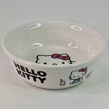 Dog Cat Pet Bowls Sanrio Hello Kitty 4.5" Ceramic Food Water Bowl Dish New - $16.78