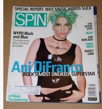 Ani DiFranco Spin Magazine Vintage 1997 Bon Jovi Verve Pipe Blur Barry Gibb - £23.56 GBP