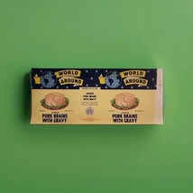 World Around Uncirculated Tin Can Label Pork Brains In Gravy H.B. Paulk ... - €11,50 EUR