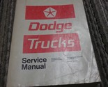 1972 1973 Dodge Truck 100-800 4x4 Forward With Workshop Service Repair M... - $99.47