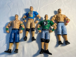 WWE Wrestling 7&quot; Action Figures - Lot of 4 John Cena. Mattel. 2011-2013. WWF - £28.03 GBP