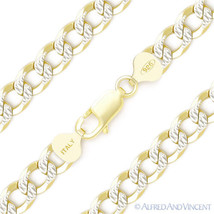 8.5mm Cuban Curb Sterling Silver 14k Yellow Gold-Plated Mens Link Chain Bracelet - £54.99 GBP+