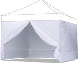 Abccanopy Side Wall, White, 10X10 (4 Walls Only; Does Not Include Frame ... - £81.32 GBP