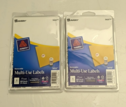 Pack of 2 Avery Removable 1&quot; Round Multi-Use Labels 5410  White 50 Sheet... - €15,31 EUR