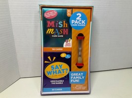 New Sealed 2-Pack Card Games Mish Mash &amp; Say What? 12+ - £9.74 GBP