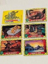 Teenage Mutant Ninja Turtles Trading Cards Lot sticker Mirage Topps TMNT vtg nt8 - £15.49 GBP