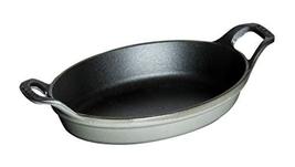 Staub 1301318 Mini Oval Serving Dish, 15 cm, Graphite Grey - £78.14 GBP