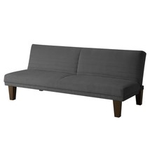 Grey Modern Upholstered Microfiber Adjustable Futon Sleeper Sofa - $8,946.89 MXN