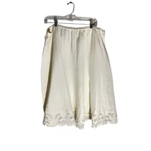 Lane Bryant Vintage Cream A-Line Midi Skirt with Lace Hem | Size 18-20 - $18.81