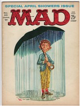 June 1961 Mad Magazine #63 Don Martin Dave Berg Mort Drucker April Showers - £9.58 GBP