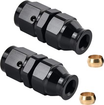 Evil Energy 6An Female Flare To 3/8&quot; Compression Hardline Fitting Alumin... - $31.94