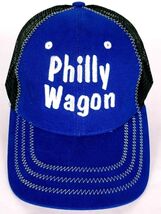 Philly Wagon Men's Trucker Cap Hat Mesh Adjustable One Size Black Blue - $13.17