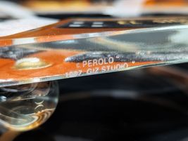 Perolo by Giz Studios Thick Glass Cigar Ashtray Measures 8" square image 2