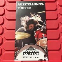 Rock And Roll Hall Of Fame Dave Grohl Foo Brochure In German Cleveland O... - $22.49