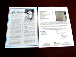 MICKEY MANTLE 1961 WSC NY YANKEES HOF SIGNED AUTO 7.5 X 10.5 MAG PHOTO J... - $395.99