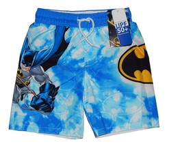 Batman DC Comics Nuoto Boxer UPF-50 + Costume da Bagno Nwt Ragazzi Taglie 4,5-6 - £14.00 GBP