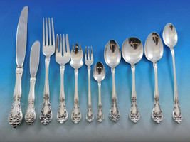 Chateau Rose by Alvin Sterling Silver Flatware Set for 12 Service 153 pcs Dinner - £8,501.88 GBP