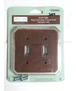 Allen+Roth Double Toggle Wall Plate Dark Oil-Rubbed Bronze/Satin Nickel ... - $10.67