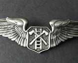 FIRE SERVICE AIR RESCUE WINGS FIREFIGHTER LARGE LAPEL PIN BADGE 3 INCHES - $6.74