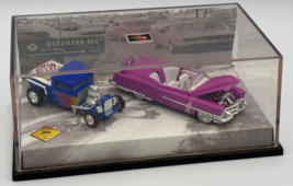 Hot Wheels Woodward Avenue Set - Blue Hot Rod &amp; Pink Caddy (1996) - Matt... - £17.34 GBP