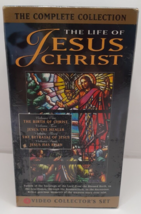 The Life of Jesus Christ Collector&#39;s Set 4 VHS Box Set Sealed New - £8.45 GBP