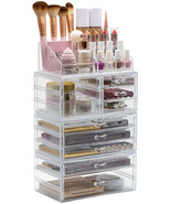 4-Piece Cosmetic and Makeup Organizer - X-Large, 9 Drawers, 16 Compartme... - £57.98 GBP