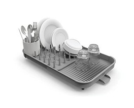 Joseph Joseph 851659 Duo Expandable Dish Drying Rack Gray 2-Tier (Used) - $22.67