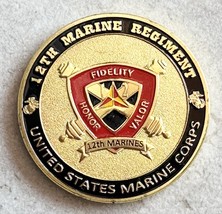 Us Marine Corps - 12th Marine Regiment Challenge Coin - £11.59 GBP
