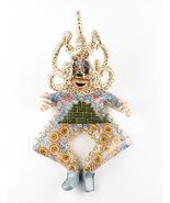 *Large Ceramic Decorative Artwork by Emmanuel Rivera &#39;95 Glazed - $3,655.24 MXN