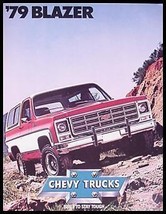 1979 Chevrolet Chevy Blazer 4WD 2WD Truck Brochure - £6.18 GBP