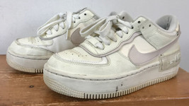 Nike Air Force 1 Low Shadow Coconut Milk Sneakers Athletic Platform Shoes 6 - £39.90 GBP