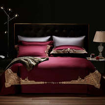Four-piece Luxury Burgundy Wedding Bed - £1,074.11 GBP+