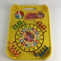 Shape Chomper Game Toddler Portable Travel Fun Learning Vintage Mattel 1985 - $32.62