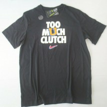 Nike Men Dri-Fit TOO MUCH CLUTCH Shirt - DB5970 - Black 010 - Size L - NWT - $17.99