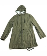 Laundry by Shelli Segal Hooded Rain Jacket Women’s L Olive Green - €34,15 EUR