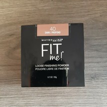 MAYBELLINE Fit Me! Loose Finishing Powder -40 Dark NEW - $10.88