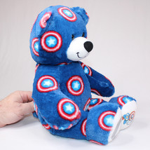 Captain America Build A Bear Teddy Bear 18&quot; Marvel Avengers Plush Stuffed Animal - £11.58 GBP