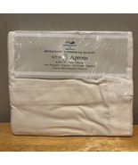 1888 Mills Restaurant Aprons Set Of 3 Cotton Poly Blend 30x33” Cream - $736.51 MXN