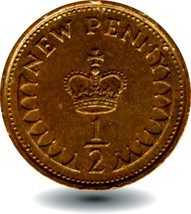 British Decimal Half Penny Coin Choice of Years 1971 to 1983 - $15.00