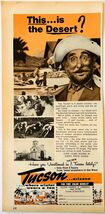 1968 Tucson Arizona Advertisement Vintage Vacation Desert Country DWW11C - $19.99