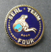Seal Team 4 Four US Navy USN Lapel Hat Pin Badge 7/8 inch - £4.52 GBP