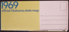 State Highway Map ALABAMA 1969 NEW - $12.95