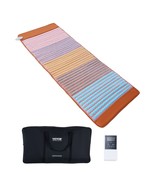VEVOR Far Infrared Heating Pad 5 Natural Crystal Gemstone Mat with Negat... - €278,86 EUR