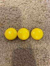 2014 Pop The Pig Game Yellow Burger Set Of 3 Replacement Parts - $2.99