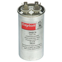 Dayton 2Mec8 Run Capacitor,25 Mfd,370V,Round - £18.75 GBP