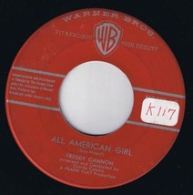 Freddy Cannon All American Girl 45 rpm Abigail Beecher Canadian Pressing - £3.15 GBP