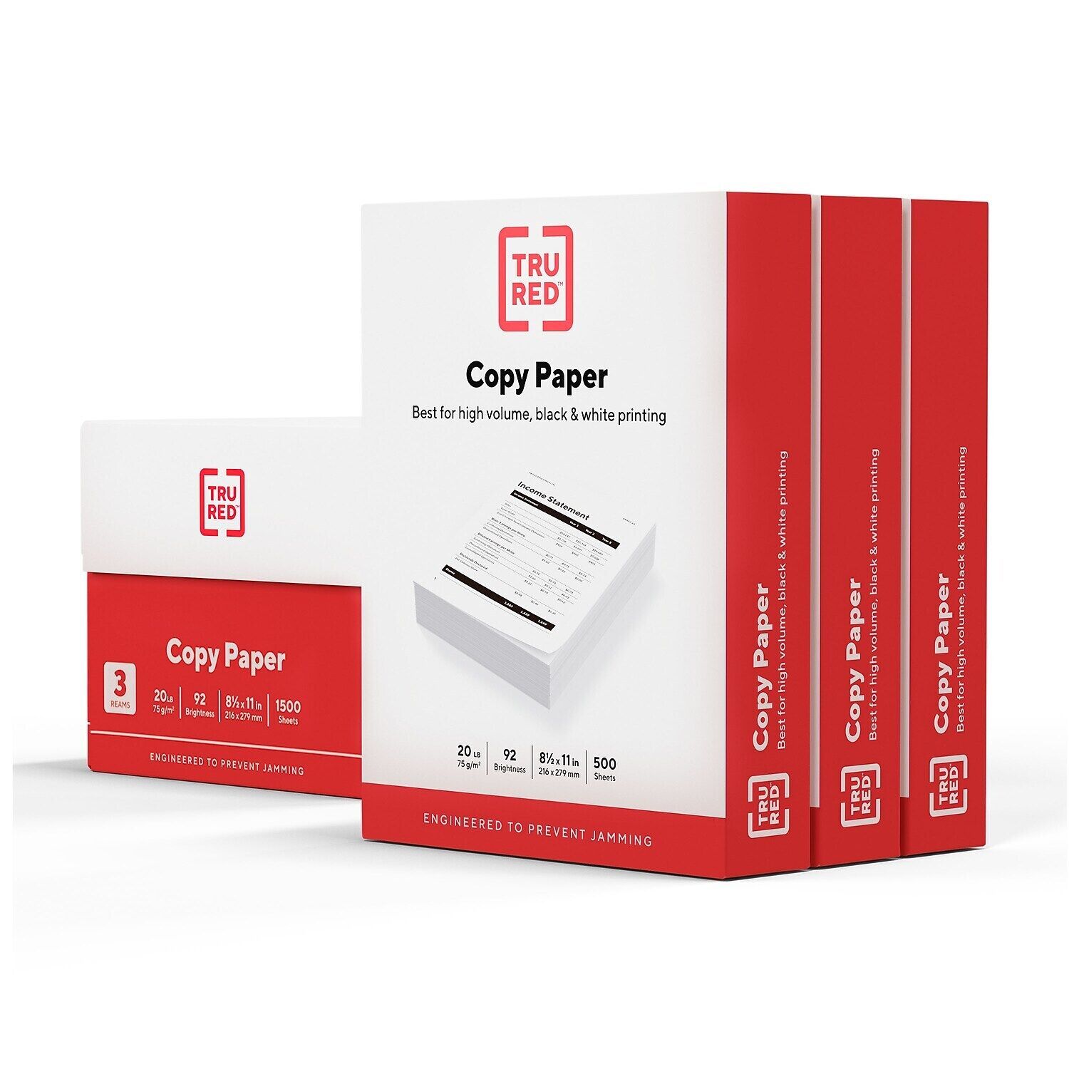 8.5 X 11 Printer Paper 20 Lbs. 92 54052/Tr56959